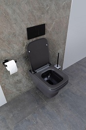 Allen Brau Чаша подвесного унитаза Infinity 4.21011.AN антрацит – фотография-20