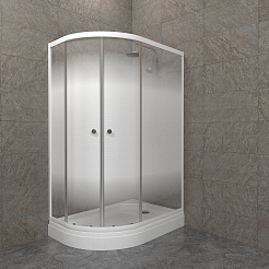 Triton Душевой уголок Коралл Лайт А правый 120/80 Щ0000068950 – фотография-6