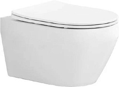 Aquatek Унитаз подвесной Лея AQ1199-00 в комплекте с инсталляцией Standard INS-0000012 с клавишей смыва KDI-0000012 матовая черная и крепления KKI-0000002 – фотография-3