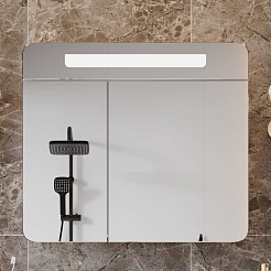 Onika Мебель для ванной Стрим 80.12 белая – фотография-16