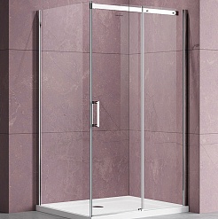 Vincea Душевой уголок Dice 160x80 VSR-4D8016CL профиль хром стекло прозрачное – фотография-1
