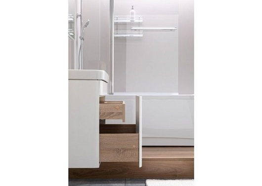 Aquanet Тумба с раковиной София 105 белая – картинка-9