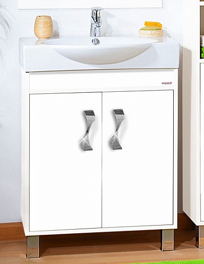 Бриклаер Тумба для умывальника Аргентина 65 белая – фото, картинка, фотография-1