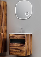 Am.Pm Мебель для ванной Func 60 подвесная темное дерево