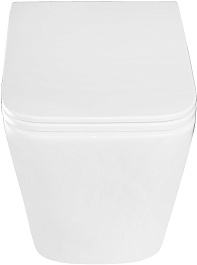 Azario Унитаз подвесной Mona AZ-0057 безободковый белый – фотография-4