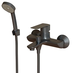 Mixline Смеситель для ванны 35k ML15-01GR графит – фотография-1