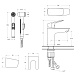 BelBagno Смеситель для раковины Due DUE-LVM/HGN-CRM-W0 хром – фотография-11