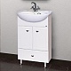Misty Тумба с раковиной Уют 50 с нижним ящиком белая – фотография-8