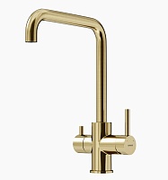 Sancos Смеситель для кухни Vela брашированное золото SC4013BG PVD покрытие