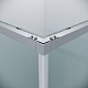 Grossman  Душевой уголок Galaxy 80x80x195 профиль хром стекло прозрачное – картинка-16