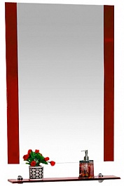 Misty Зеркало для ванной Эмилия 60 красное – фотография-2