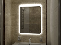 Continent Зеркало Lacio Led 600x800 – фотография-8