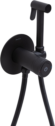 Allen Brau Смеситель с гигиеническим душем Liberty 5.33005-31 (с внутренней частью) черный матовый – картинка-9