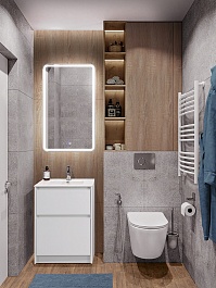 BelBagno Тумба под раковину Kraft 60 напольная Bianco Opaco – фотография-15