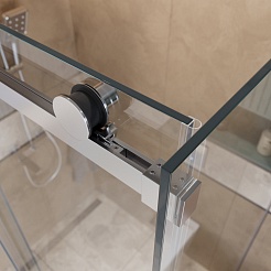 BelBagno Душевой уголок Soft Close-2 SOFT_CLOSE-2-AH-1-120/100-C-Cr 120x100 профиль хром стекло прозрачное – фотография-10