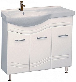 Misty Мебель для ванной Флори 90 L с Б/К – фотография-6