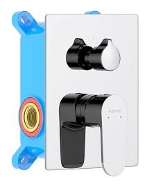 Aquatek Смеситель для душа и ванны Оберон AQ1246CR хром – фотография-1