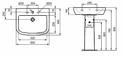 Ideal Standard Раковина "Tempo" T056401 – фотография-10