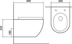 Aquatek Унитаз подвесной Европа AQ1900-00 – фотография-2