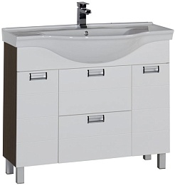 Aquanet Тумба под раковину Сити 100 венге – фотография-1