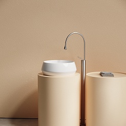 Ceramicanova Мебельная раковина Maya 40 CN12004 белая – фотография-4