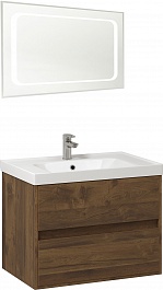Водолей Мебель для ванной Грейс 70 подвесная дуб хантон – фотография-1