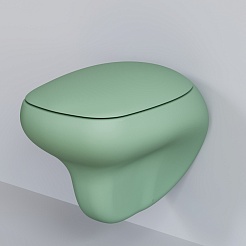 Ambassador Сиденье для унитаза Diamond мятное матовое – фотография-3