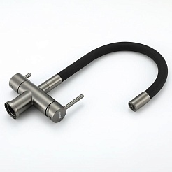 Gappo Смеситель для кухни G4398-39 оружейная сталь – фотография-2