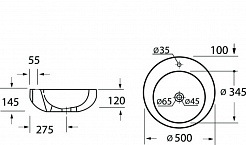 BelBagno Раковина накладная ARIA BB1053LW – фотография-4