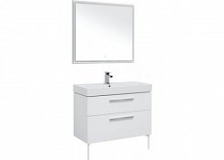 Aquanet Мебель для ванной Nova 90 белая – фотография-5