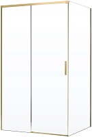 Vincea Душевой уголок Soft 2 140x90 VSR-3SO29014CLG профиль брашированное золото стекло прозрачное