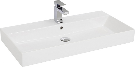 Aquanet Тумба с раковиной Nova Lite 85 дуб рустикальный – картинка-9