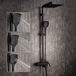 Gappo Смеситель для вынны G17-6 G2417-6 черная – фотография-2