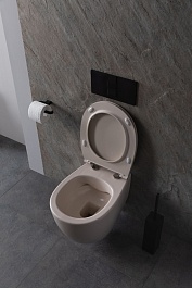 Allen Brau Унитаз подвесной Fantasy 4.11004.IV айвори с крышкой 4.11005.IV – фотография-7