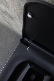 Allen Brau Чаша подвесного унитаза Infinity 4.21011.31 чёрный матовый – фотография-30