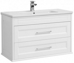 Aquanet Мебель для ванной Бостон 100 М белая – фотография-6