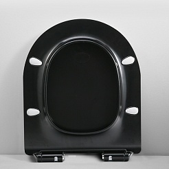 Esbano Сиденье для унитаза Garcia черное – фотография-3