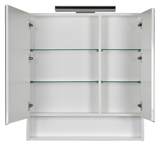 Aquanet Зеркальный шкаф "Виго 80" белый – картинка-7