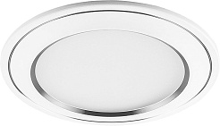 Feron Светодиодный светильник AL650 встраиваемый 7W 4000K белый/хром – фотография-1