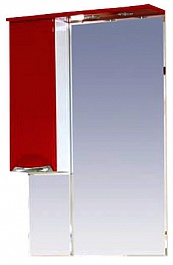 Misty Зеркальный шкаф Жасмин 65 L красный, пленка – фотография-1
