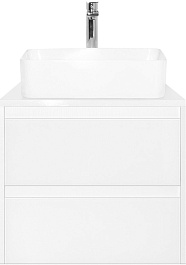 Style Line Тумба с раковиной Монако 60 Plus осина бел/бел лакобель – фотография-1