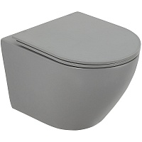 BelBagno Унитаз подвесной Colorato BB062CHR-GR безободковый