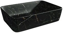 Teymi Раковина накладная Helmi 50 T50295 черный мрамор – фотография-3