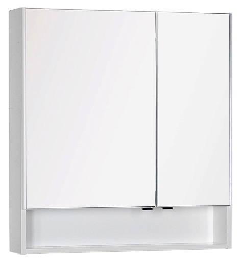 Aquanet Зеркальный шкаф "Виго 80" белый – фото-1