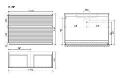 Sancos Тумба под раковину напольная Folk Floor 120 bianco – фотография-5