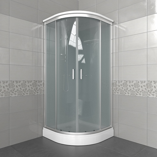 Triton Душевая кабина Прайм-Сатин-Вельвет 90x90 А – картинка-3