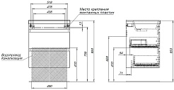 Aquanet Тумба с раковиной Нота New 60 подвесная дуб веллингтон табак – фотография-21