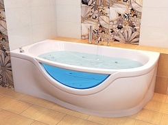 Triton Акриловая ванна "Милена 170" R со стеклом – фотография-5