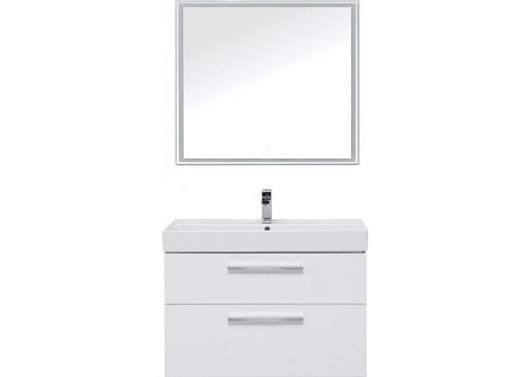 Aquanet Мебель для ванной Nova 90 белая – картинка-3