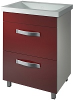 Какса-а Тумба для умывальника Хилтон 60 напольная, бордо